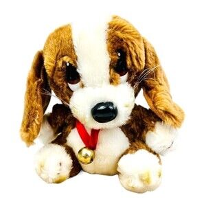 Vintage Applause Sad Sam Brown Hound Dog Puppy 8” Stuffed Animal Toy Plush 1986
